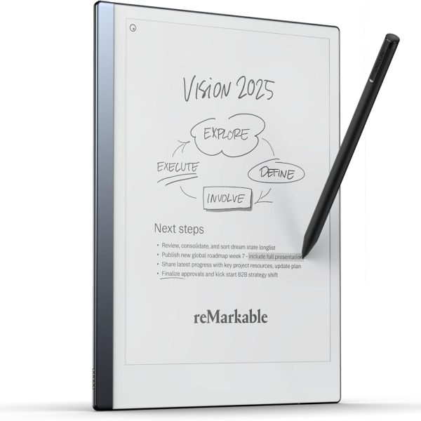 reMarkable Starter Bundle – reMarkable 2 is The Original Paper Tablet | Includes Black and White 10.3”
