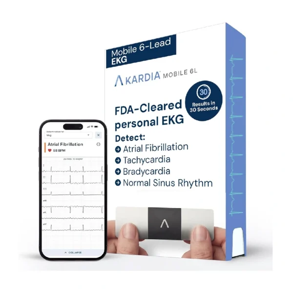 KardiaMobile 6-Lead Personal EKG Monitor