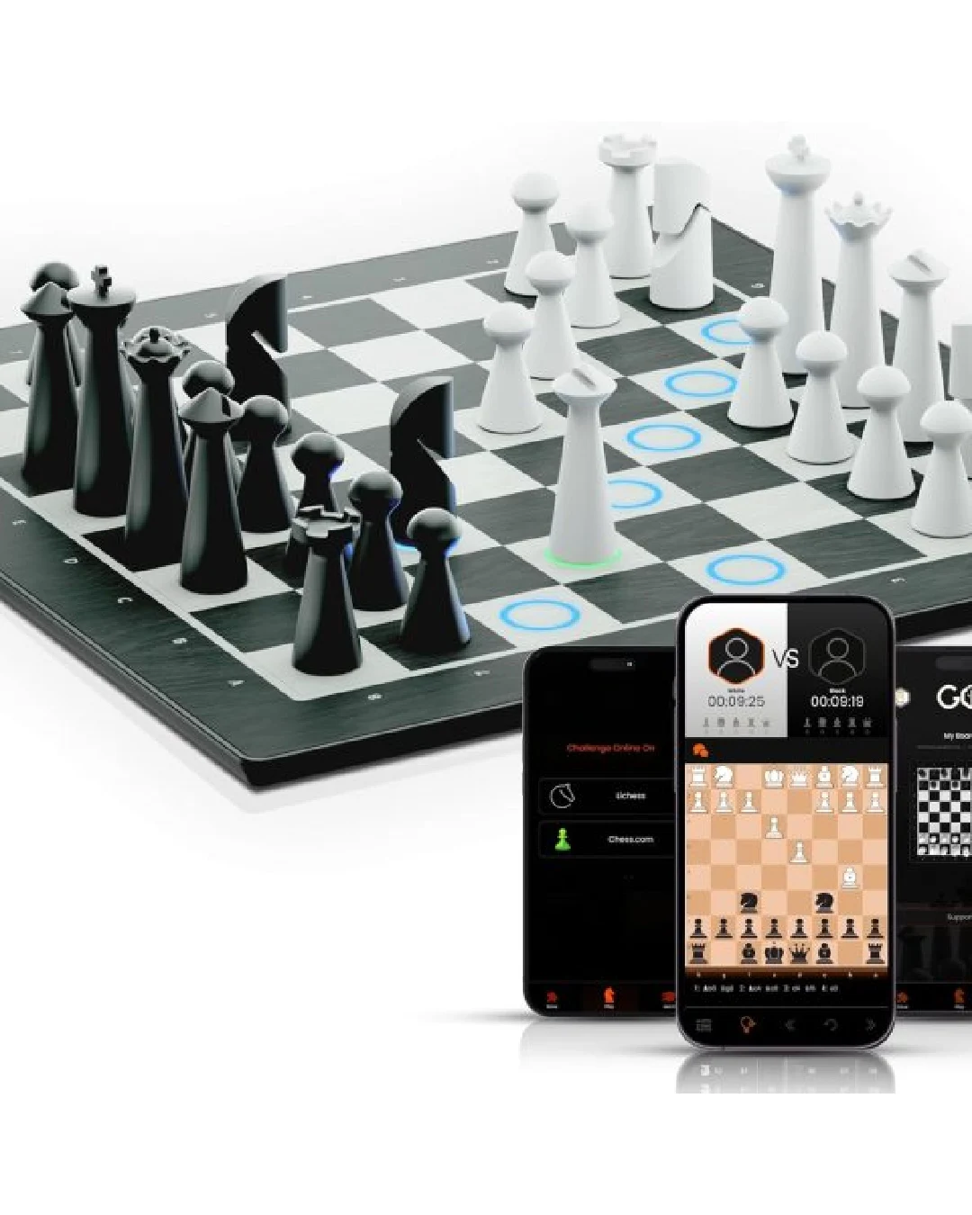 شطرنج GoChess Mini - AI Electronic Chess Board Game, Light Up - Image 1