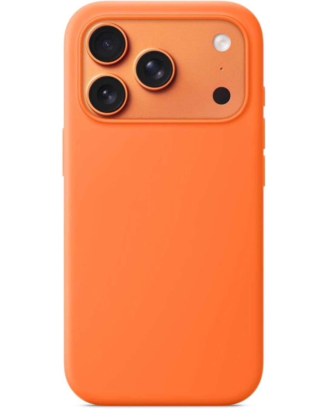 New Project (38) Apple iPhone 17 Pro Max Silicone Case with MagSafe - Orange - Image 1