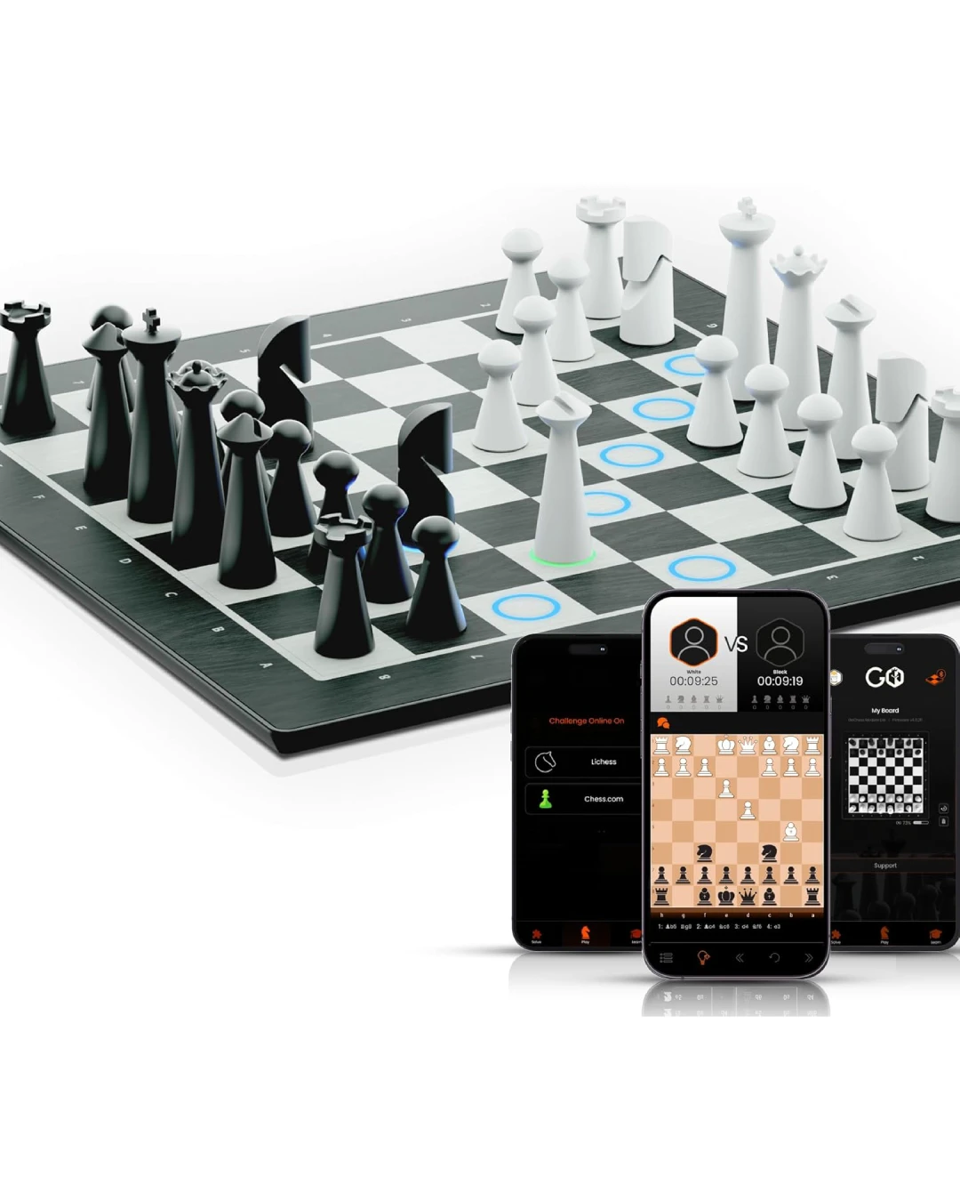 New Project (4) GoChess Mini – AI Electronic Chess Board Game, Light Up - Image 1