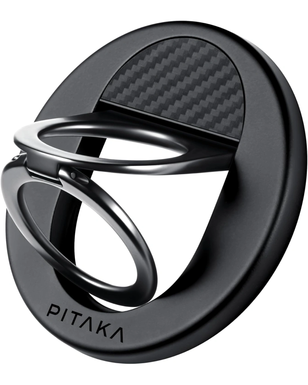 New Project (48) MagSafe Phone Grip, 360 Degree Rota on Magne c - Black (Double Ring) - Image 1
