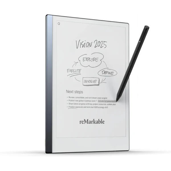 reMarkable 2 Notetaking Tablet, 10.3” Digital Paper Display, Pen with Eraser Included, USB-A to C Cable, Wi-Fi, Linux (Renewed)